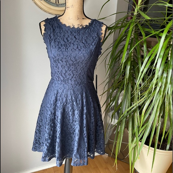 As U Wish Dresses & Skirts - NWT Summer Blue Lace Dress,  As U Wish,